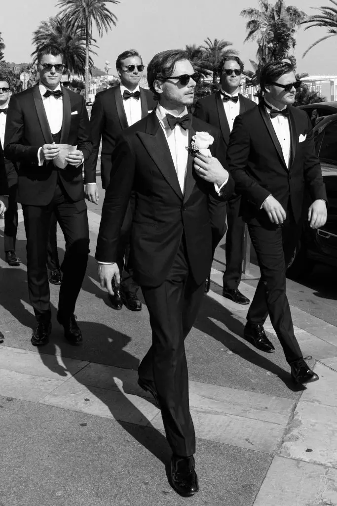 Iconic architecture of the Carlton Cannes during a luxury Côte d’Azur wedding, captured in an editorial style by Alex West Photography
